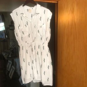 Cactus T-shirt dress